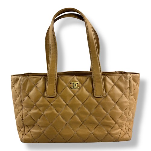 Chanel beige leather wild - chanel,