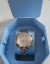 Genuine Swarovski rose gold/silver Octea chronograph watch £430/ 5672937..NEW?