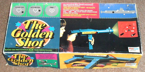 Golden shot board game - game, palitoy