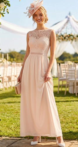 Lipsy blush pink maxi dress - pink,