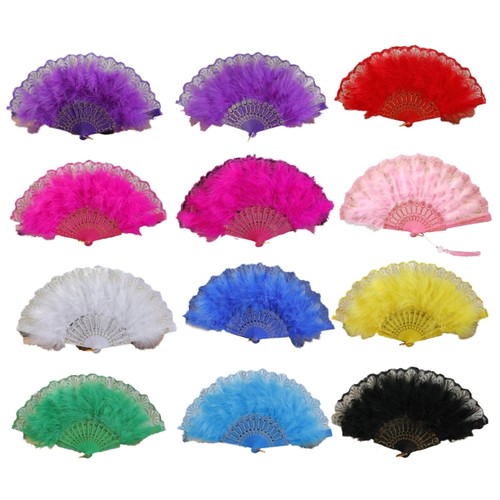 Vintage styles feathered fan - vintage,