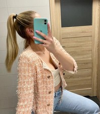 A332 ZARA BLAZER PEACH CORAL