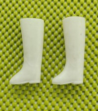 Vintage Pedigree Sindy Trendy Girl Knee High White Boots