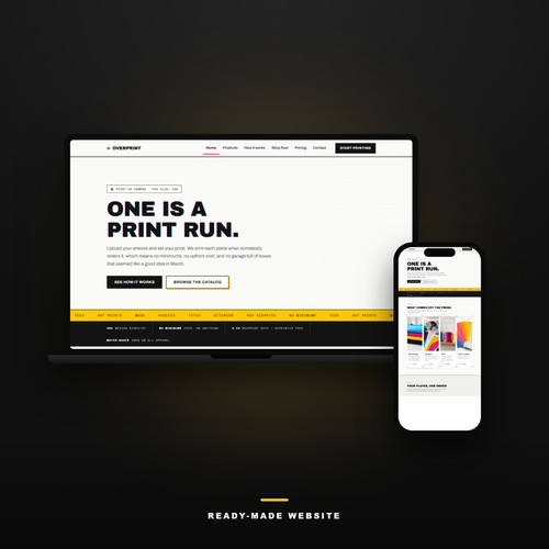 Print demand website - demand,