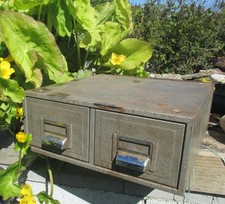 Vintage steel drawer - steel,