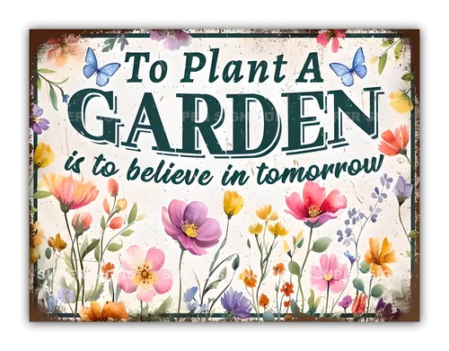 Plant garden metal - to, a