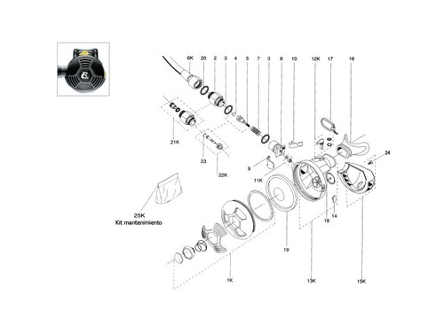 Cressi replacement submersible - cressi,