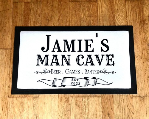 Personalised man cave name - cave,