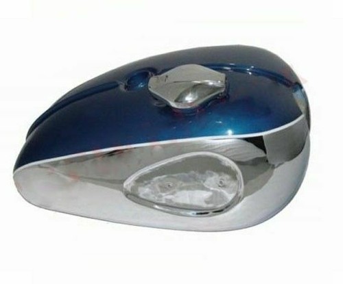 Bsa a65 blue chrome - bsa,