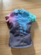 Monster High Doll Porter Geiss Painted Shirt Pastel Colors Fits Boy Dolls
