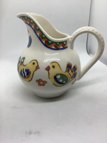 Vintage fiesta jug chickens - fiesta,