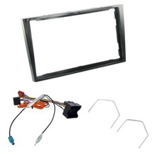 Double Din Piano Black Radio Stereo Panel Facia Fascia Kit fits Vauxhall Corsa D