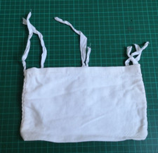 Knights Templar - Small White Cotton Belt Pouch (841)