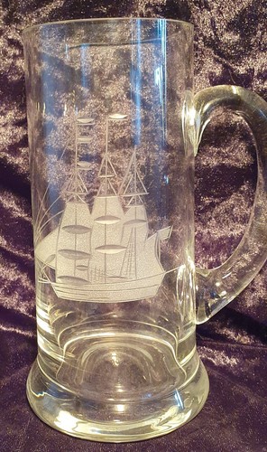 Lead crystal pint tankard - pint,