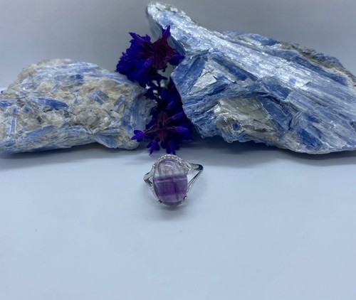 Adjustable silver fluorite - adjustable,