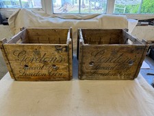 A Pair of Original Vintage Gordon's Special London Dry Gin Wooden Crates