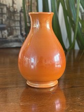 Beautiful Rare Antique Moorcroft Orange Lustre Pottery Vase 1920's