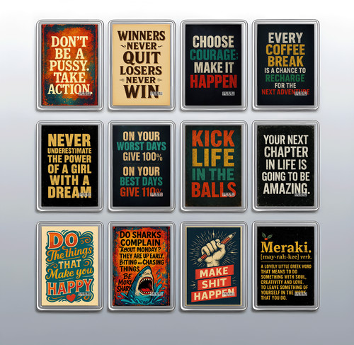 Motivational quote fridge - motivational,