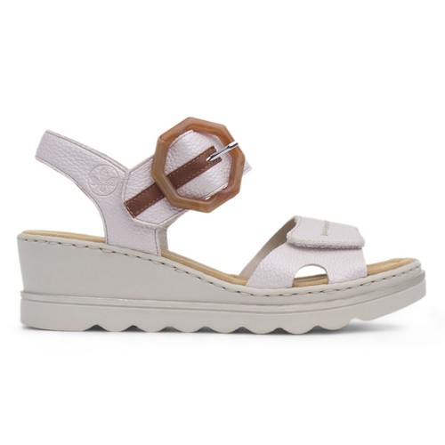Rieker womens sandals - womens, beige