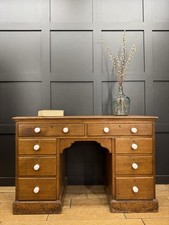 Antique Mahogany Desk / Office Desk / Antique  Dressing Table / Victorian Desk