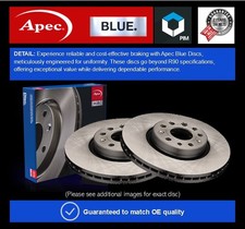 2x Brake Discs Pair Vented fits BMW 330 E46 3.0 Front 00 to 06 325mm Set Quality