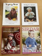 4 x SIRDAR Baby & Toddler Knitting Pattern Books - 225, 235, 355 & Bonny Knits