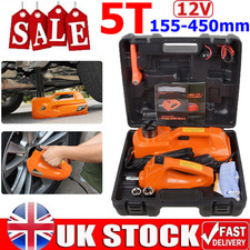 5 Ton Hydraulic Trolley Floor Jack 12V Electric Car Jack Kit Tyre Socket Wrench