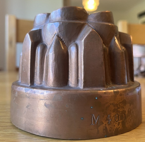 Victorian copper jelly mould - copper,