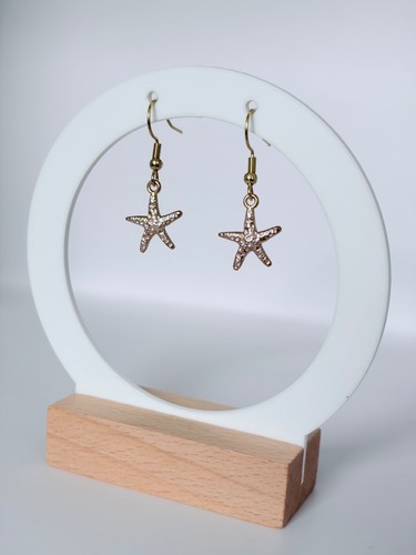 Handmade gold plated starfish - plated,