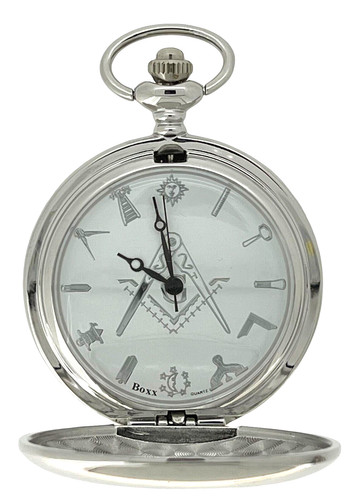 White dial masonic freemason - white,