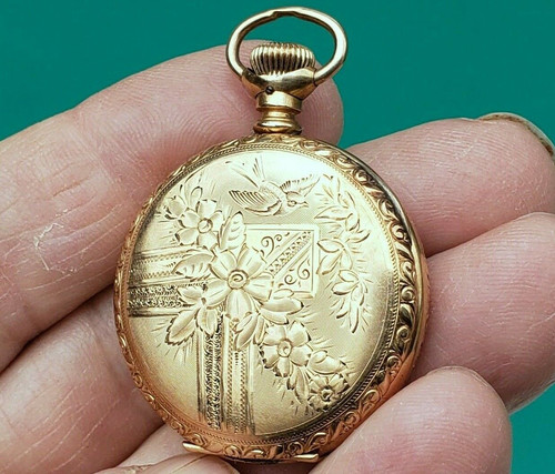 Ladies pocket watch 14k - pocket,