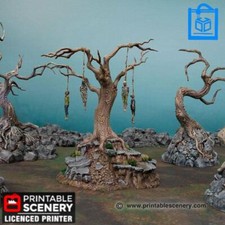 Hangman’s Tree Tabletop Gaming Terrain 3D Print 10/15/20/28/32MM