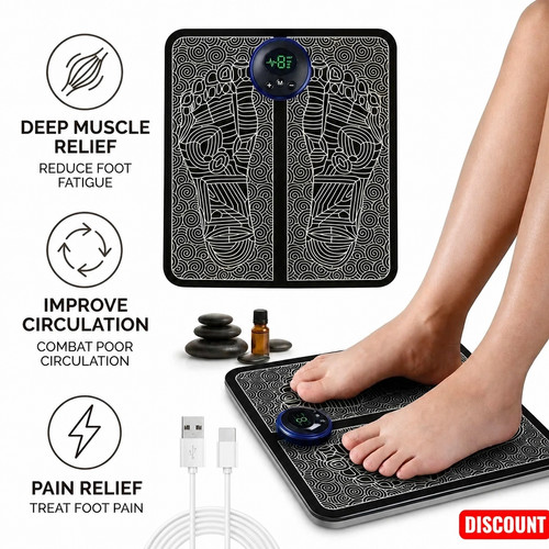 Ems foot massager - foot, mat