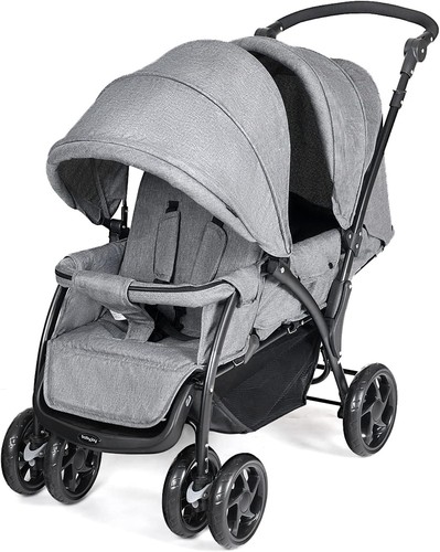Double baby stroller tandem - baby,