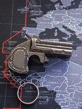 Lighter Jet Gun/Flame/Pistol/Revolver/Flintlock Vintage Keychain Adjustable