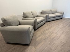 Lisbon Fabric 4+2+1 Seater Sofa Set – Grey