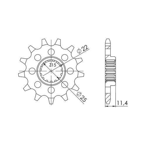 Sgr sprocket p520 - sgr,