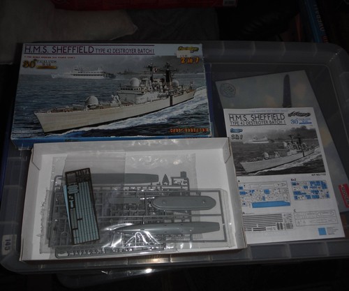 Dragon 700 hms sheffield - 1/700,