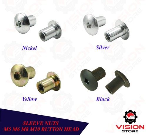 Sleeve nuts m8 m10 - nuts, m6