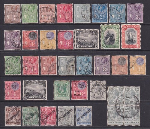 Malta george stamps - malta, v
