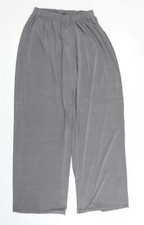 Saloos Womens Grey Polyester Blend Bloomer Trousers Size XL L25 in