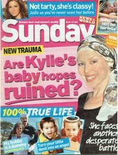 SUNDAY 12/3/06 Kylie Jodie Marsh Jennifer Ellison Jerry Hall Nicollette Sheridan