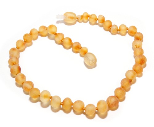 Adult amber anklet - amber, for