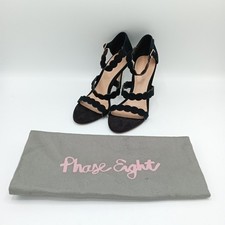 Phase Eight Heeled Shoes Size 6 Womens Black FLT-FPL