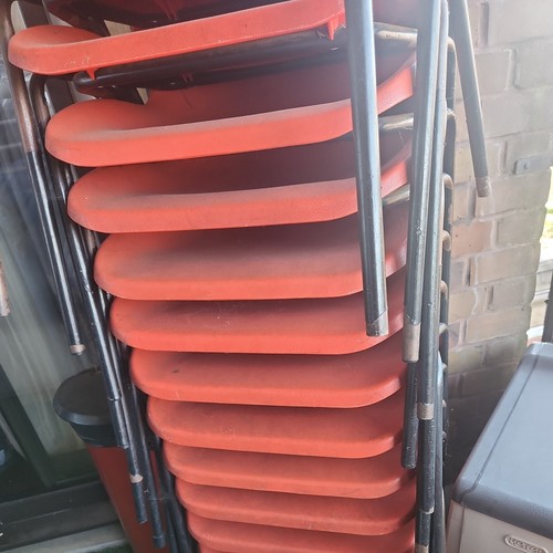 Vintage orange plastic - orange,