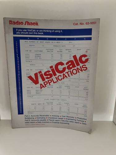 Radio shack visicalc - radio,