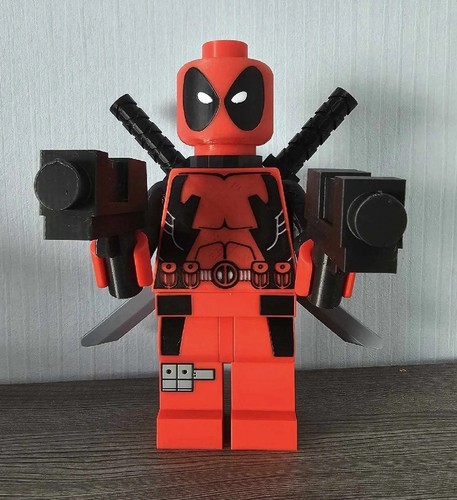 Lego deadpool giant - giant, brick