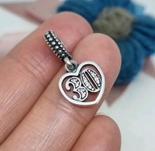 NEW Genuine Pandora Silver 30th Celebration Dangle Charm   ? S925 ALE