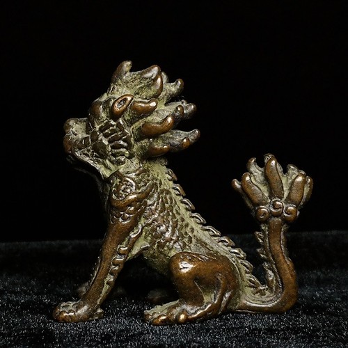 Inch chinese bronze carving - 2,