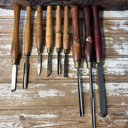 Woodturning gouges chisels - 9,